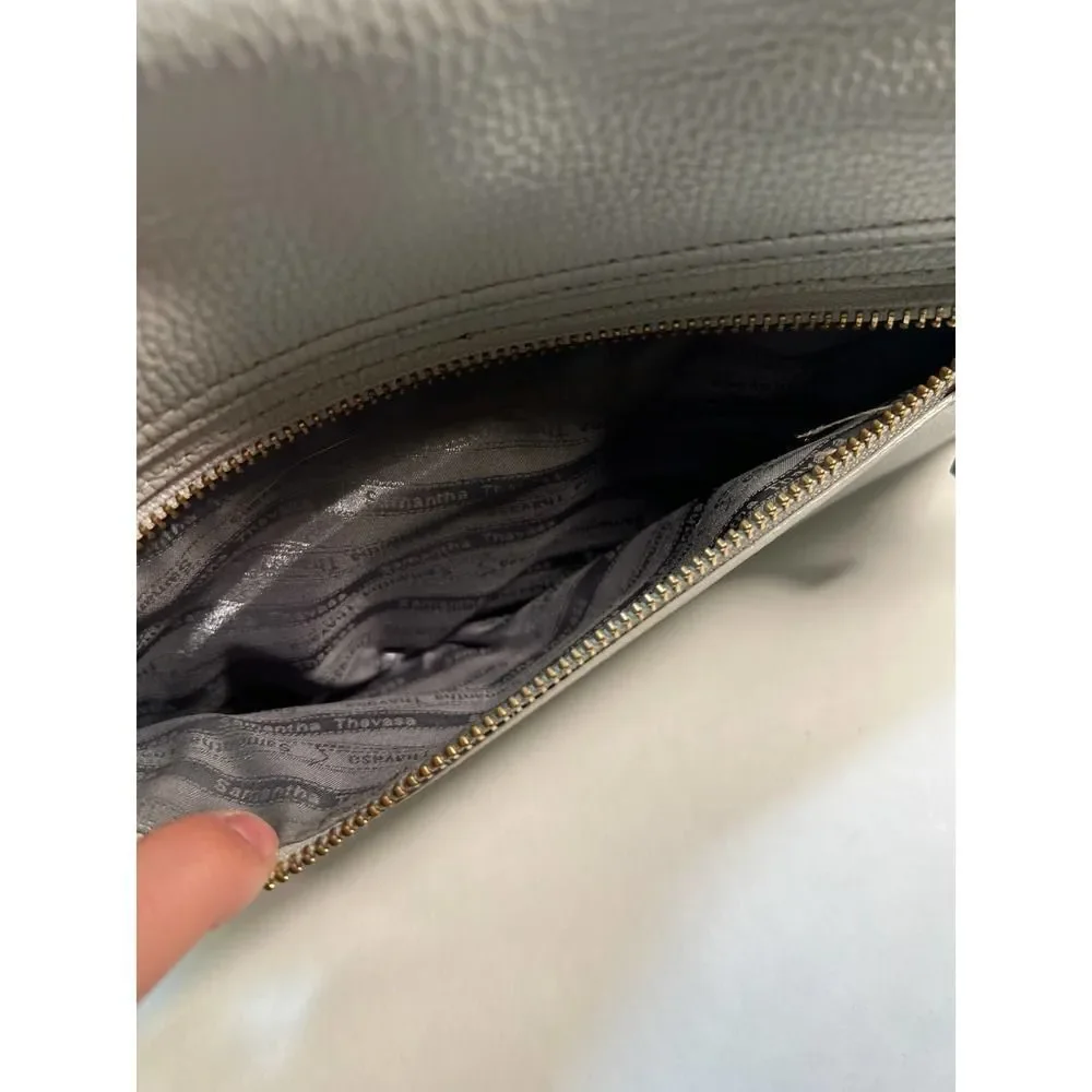 Samantha Thavasa Powder Blue Hand Bag with Sweet Bow